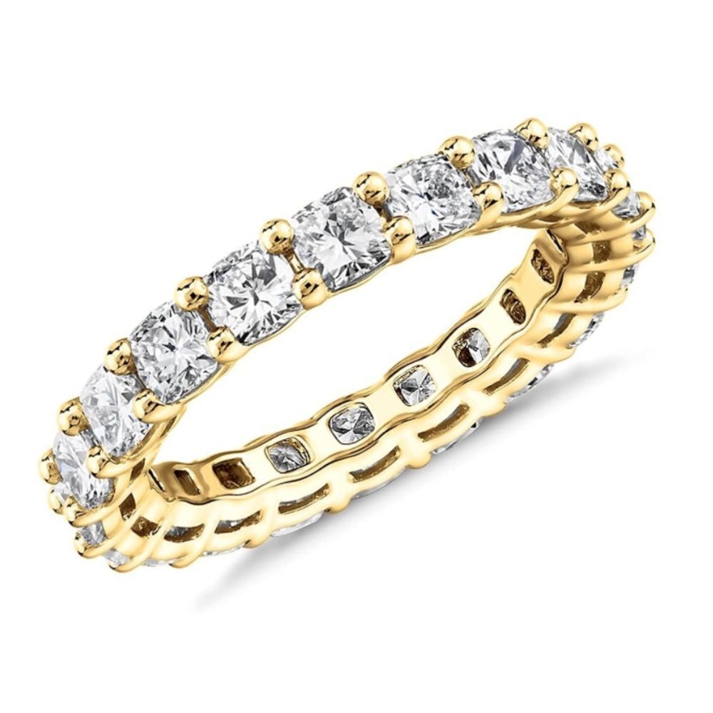 Paved Wedding Band Ring